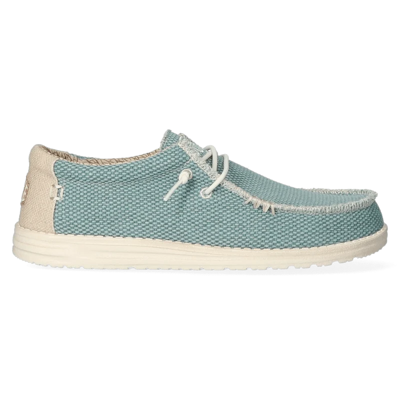 Wally Braided Heren Instappers Aqua