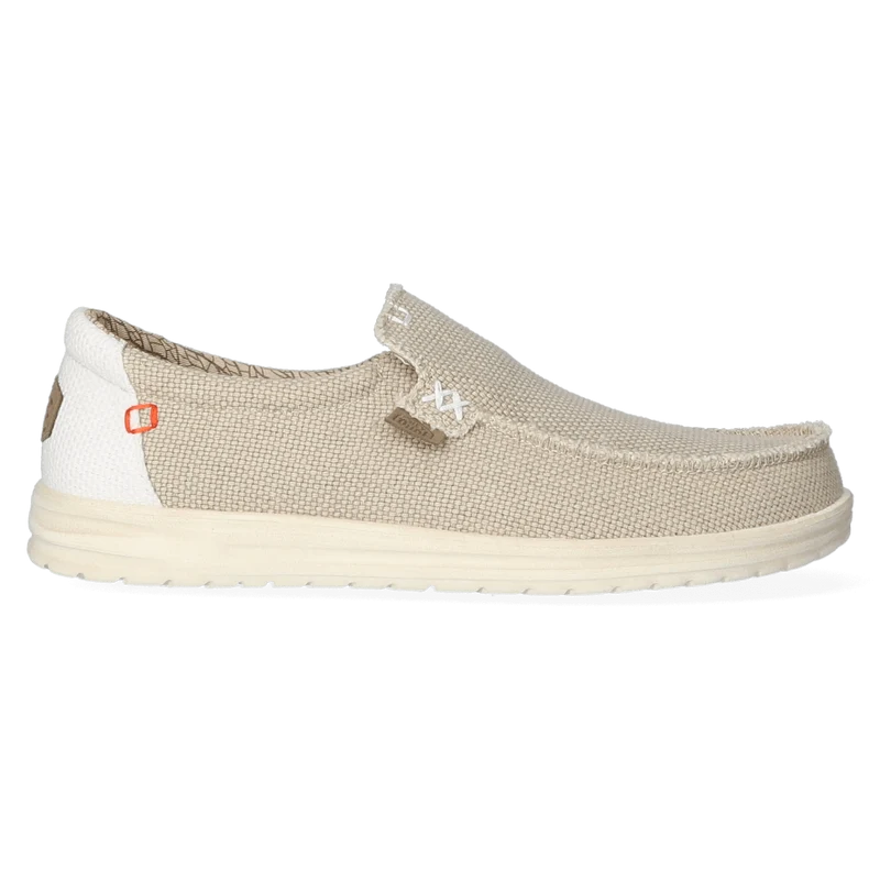 Mikka Braided Heren Instappers Off White