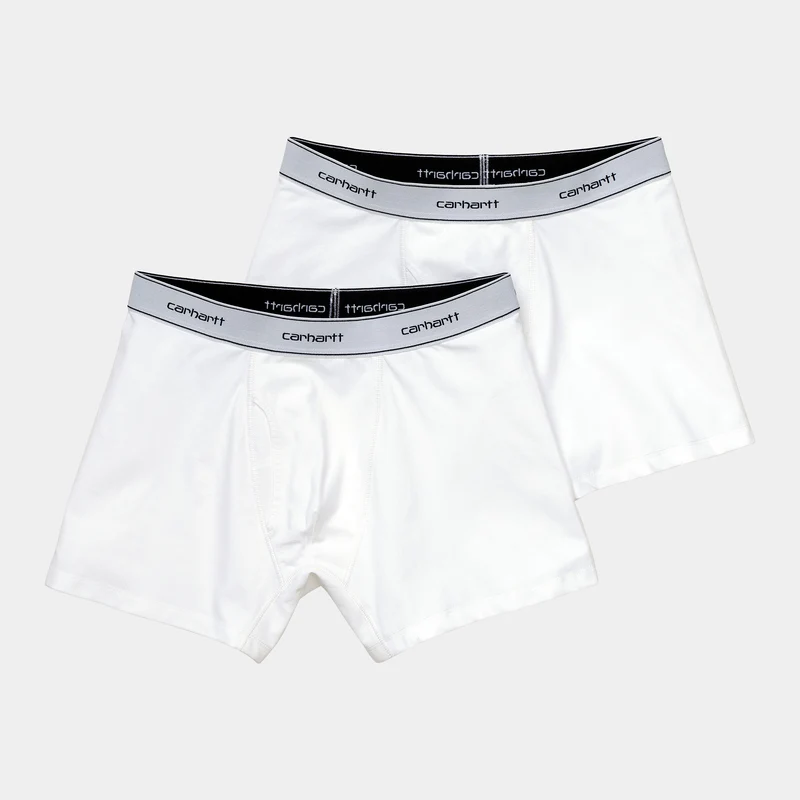 Carhartt WIP Katoenen boxershorts voor heren (2 stuks) - Wit