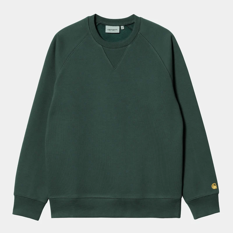 Carhartt WIP Heren Chase sweattop - Juniper