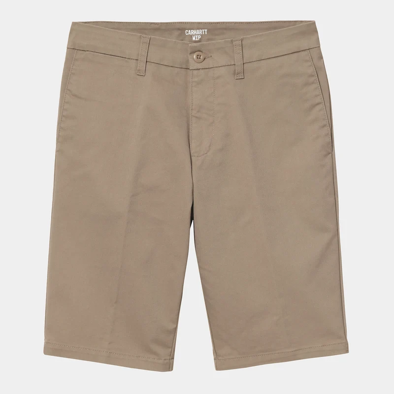 Carhartt WIP Heren Sid Shorts - Leer gespoeld