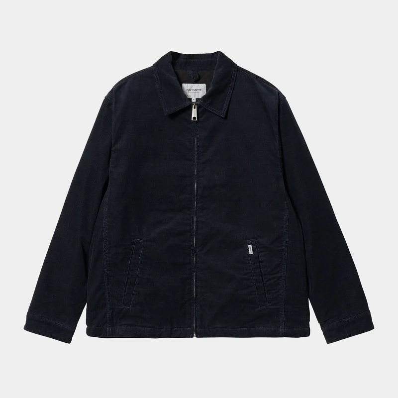 Carhartt WIP Modulair herenjack - donker marineblauw gespoeld
