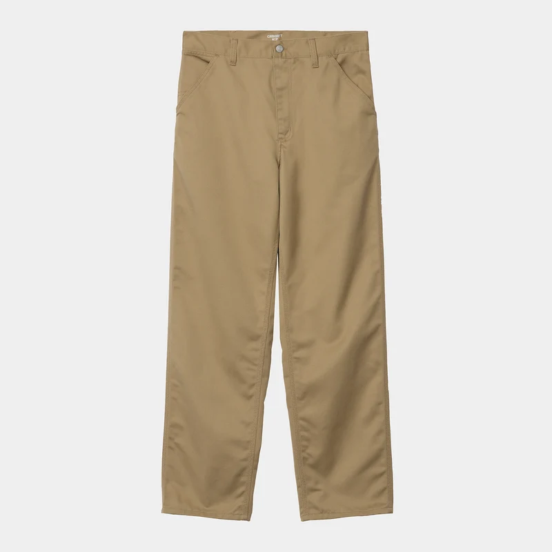 Carhartt WIP HEREN Simple Pant - Leer afgespoeld