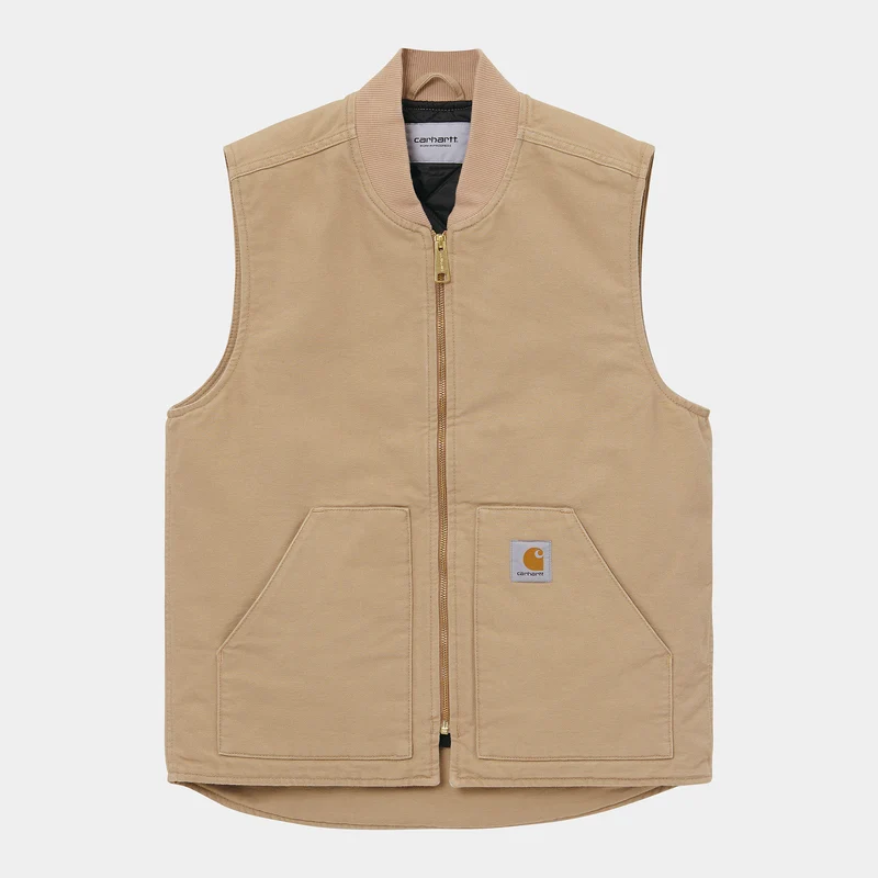 Carhartt WIP Klassiek herenvest - stoffig Hamilton bruin