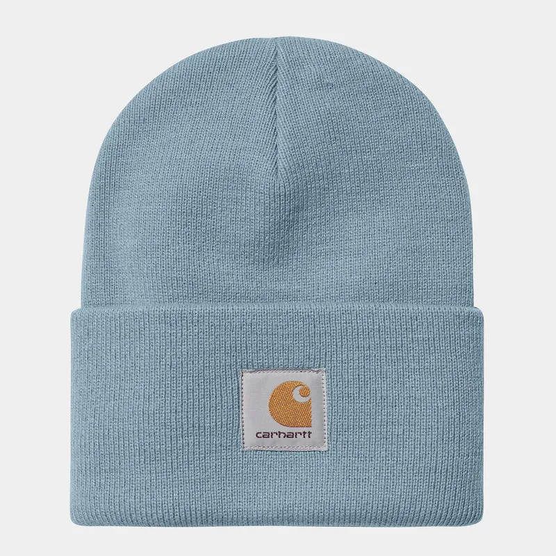 Carhartt WIP Unisex acryl horlogehoed - mat blauw