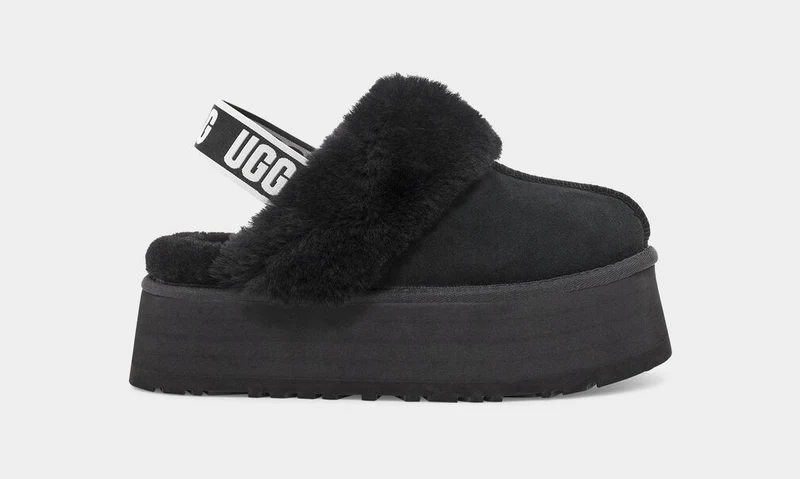 UGG Funkette-slippers voor dames - zwart