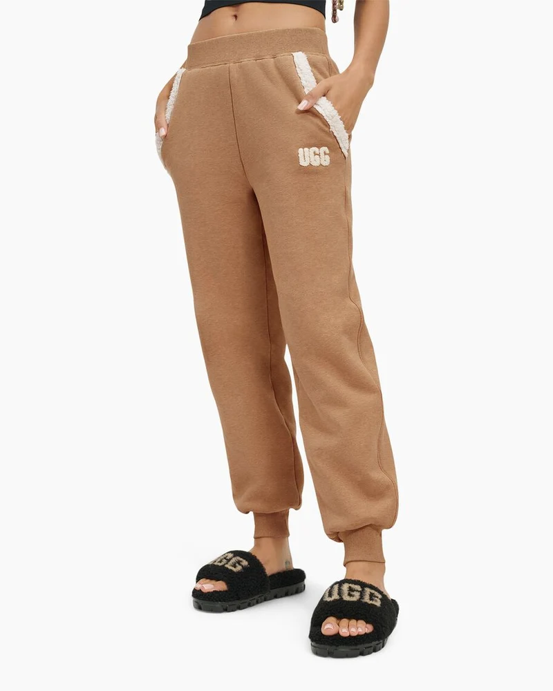 UGG Dames Daylin BondFleece joggingbroek - Heather Camel