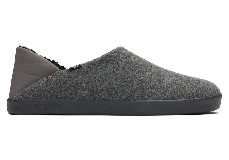 TOMS Heren Ezra Repreve pantoffel - rookgrijs