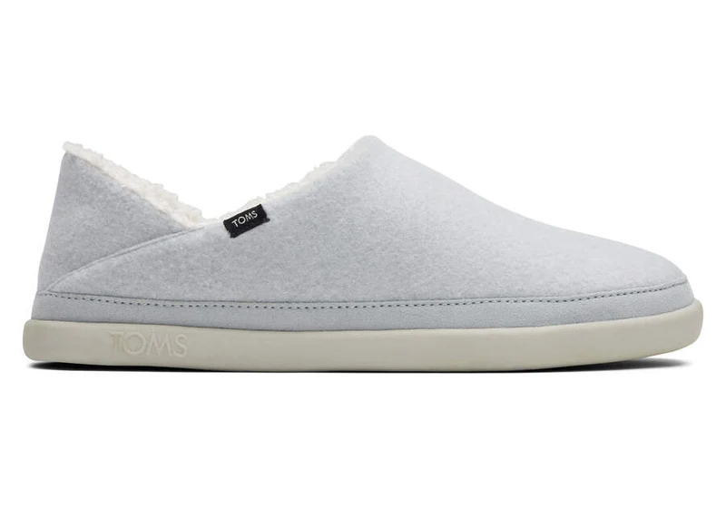 TOMS Ezra Repreve-slippers voor dames - middengrijs