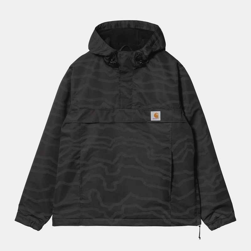Carhartt WIP Nimbus-pulloverjack voor heren - zwart