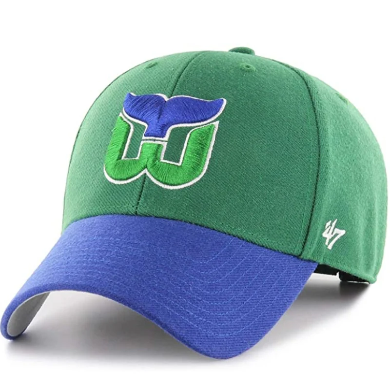 '47 Merk - Vintage Hartford Whalers Cap - Groen/Blauw