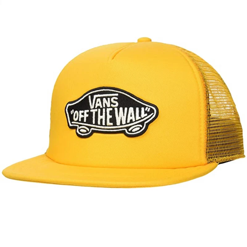VANS Klassieke truckerpet met patch - Saffraan