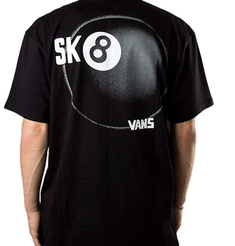 VANS Heren Sk8 Ball T-shirt - Zwart
