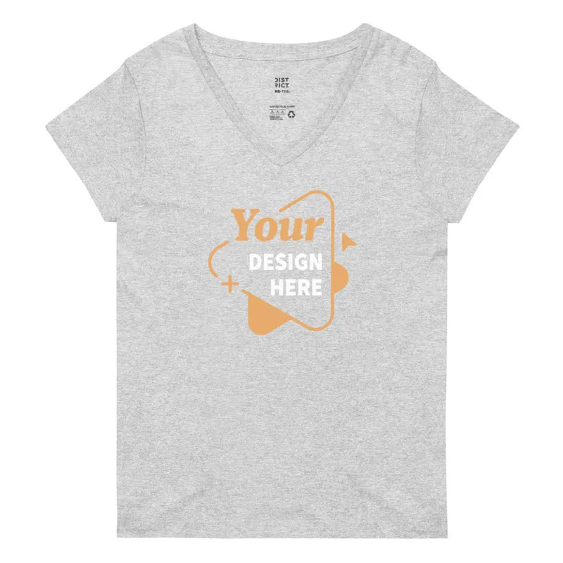 Women's Recycled V-Neck T-Shirt | District DT8001