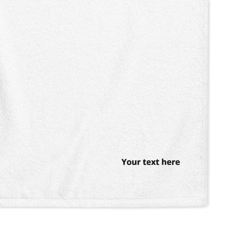 Upload your own text - Personalized Turkish cotton towel
