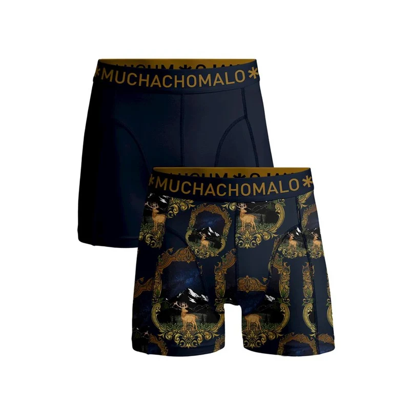 Men 2-Pack Shorts print/solid 2P DELK1010