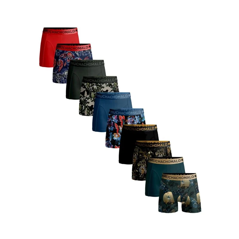 Men 10-Pack Short Print/Solid U-Outlt1010