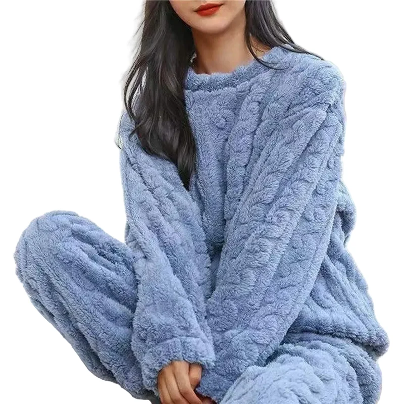Dames Fleece Pyjamaset Comfortabel