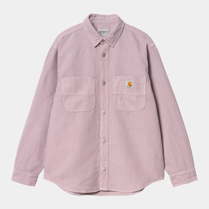 Carhartt WIP HEREN Walter Overhemdjasje | Pink Fog
