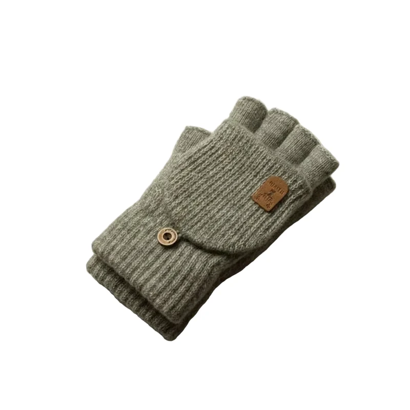 Unisex Winterhandschoenen met Halve Vingers en Touchscreen Functie