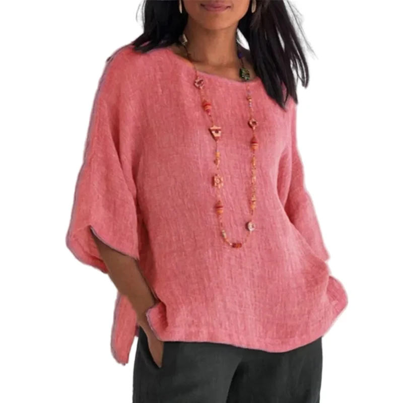 Dames Top Ademend Casual Design