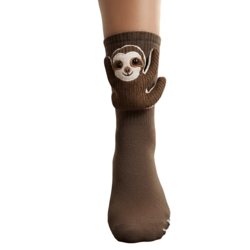 Unisex Huissokken met 3D Dierenaccent voor Binnengebruik
