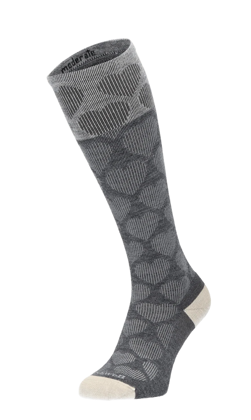 Heart Throb Dames Compressiekousen Klasse 1 Charcoal