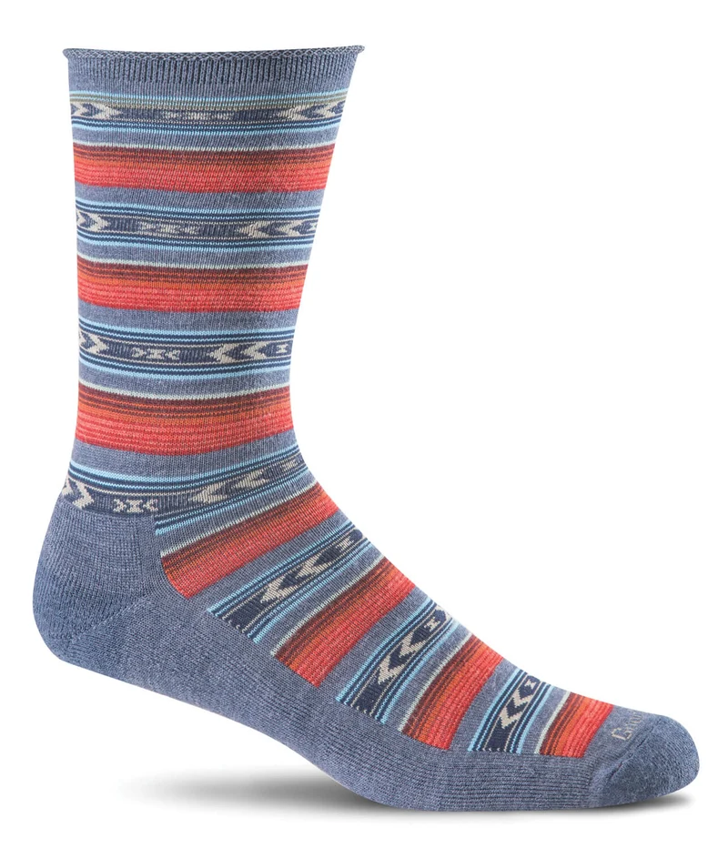 Cabin Fairisle Damessokken Denim