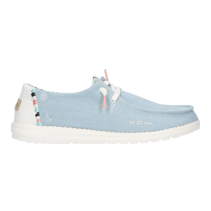 Wendy Dames Instappers Boho Light Denim