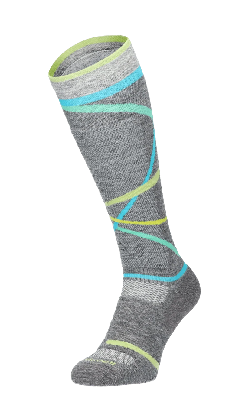 Free Ski Medium Dames Skisokken Klasse 1 Grey
