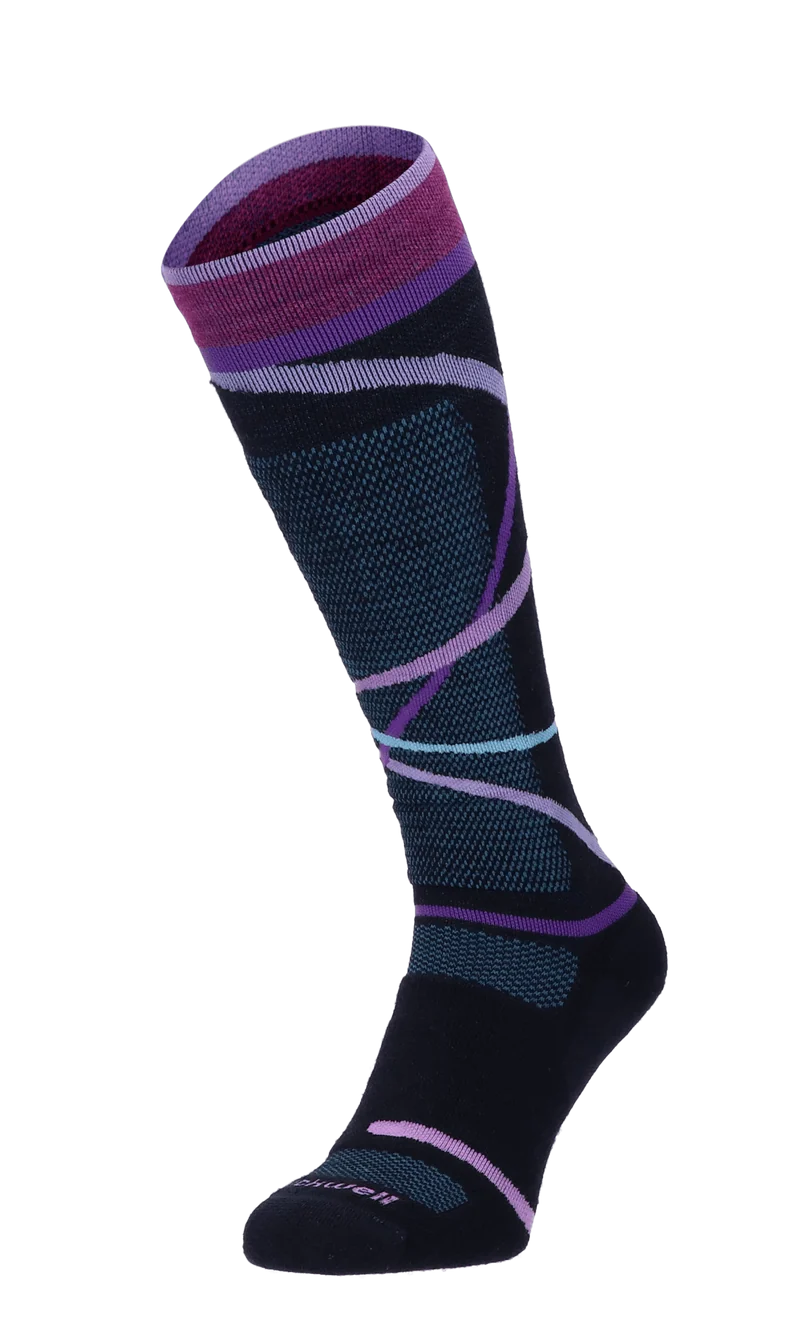 Free Ski Medium Dames Skisokken Klasse 1 Navy