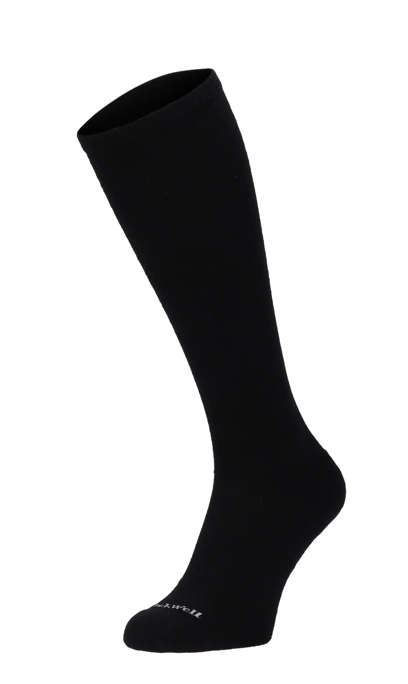 Full Floral Dames Compressiekousen Klasse 1 Black Solid