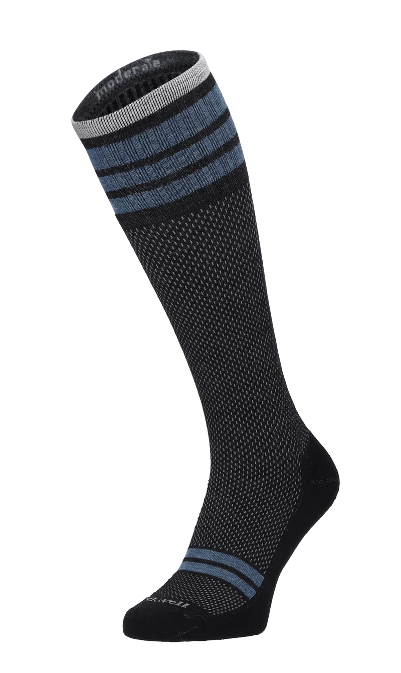 Speedway Heren Compressiekousen Klasse 2 Black