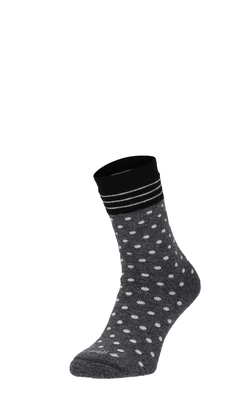 Plush Dames Diabetessokken Charcoal