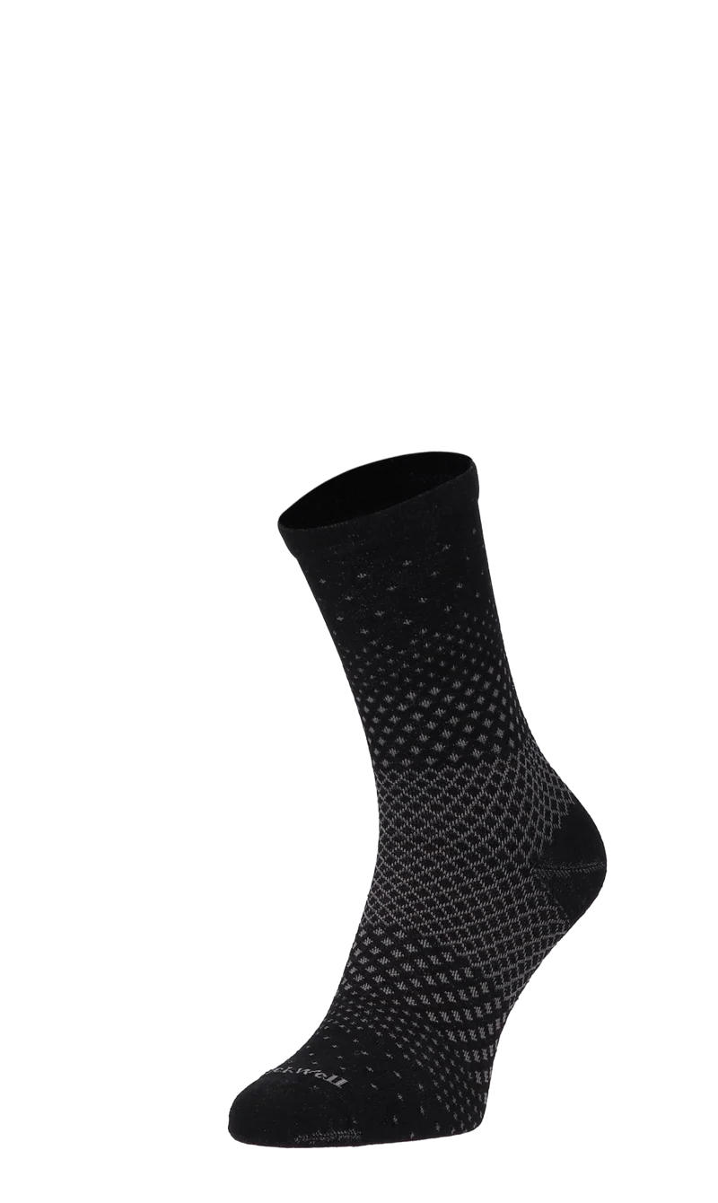 Plantar Ease Crew Dames Hielspoor Sokken Klasse 2 Black