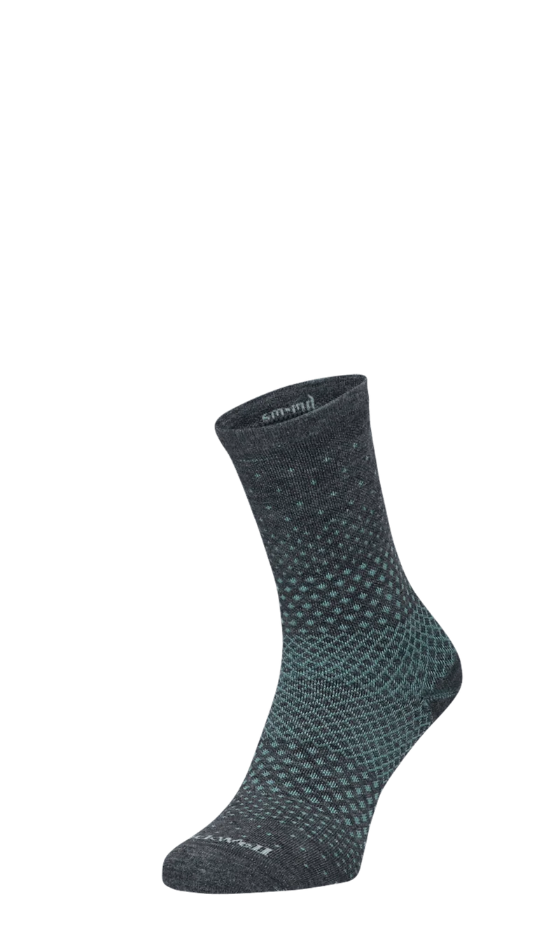Plantar Ease Crew Dames Hielspoor Sokken Klasse 2 Charcoal