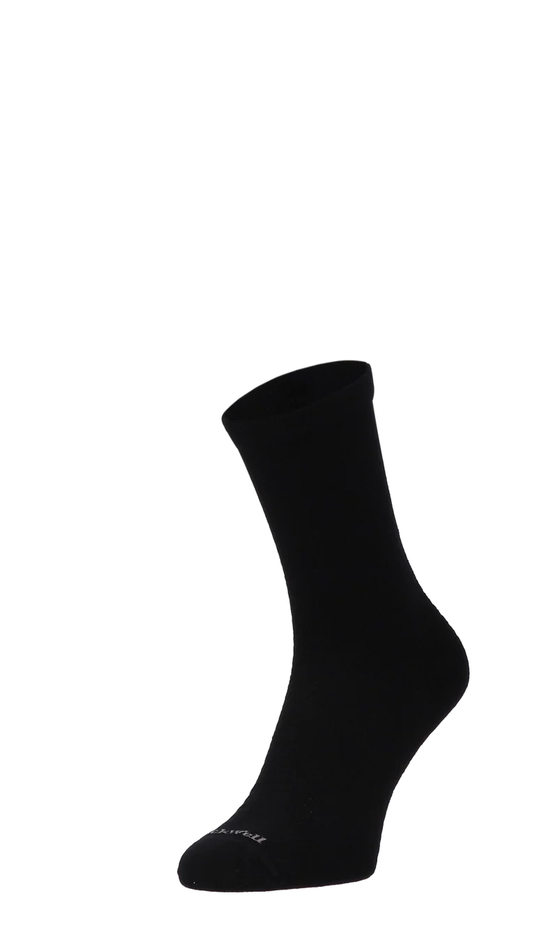 Plantar Ease Crew Dames Hielspoor Sokken Klasse 2 Black Solid