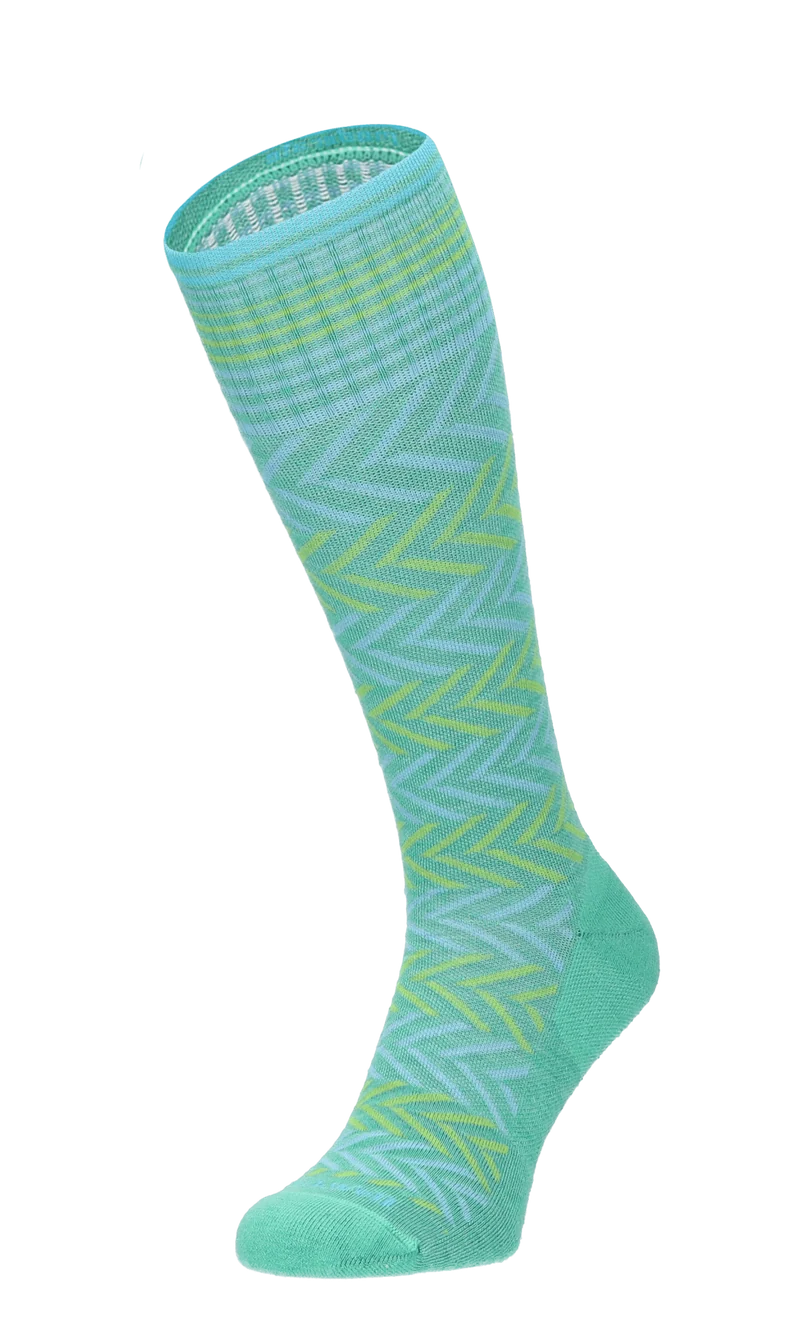Chevron Dames Compressiekousen Klasse 1 Spearmint