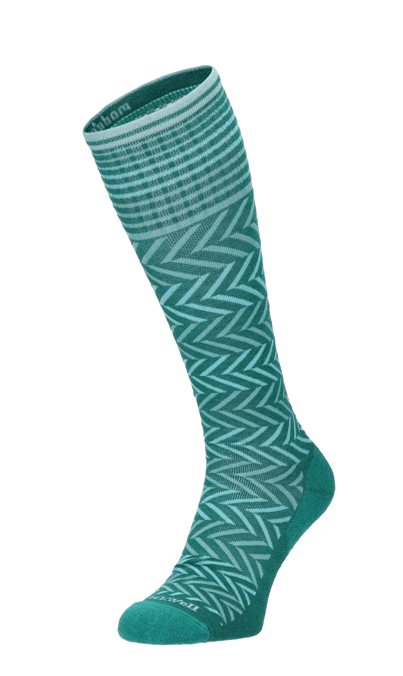 Chevron Dames Compressiekousen Klasse 1 Jade