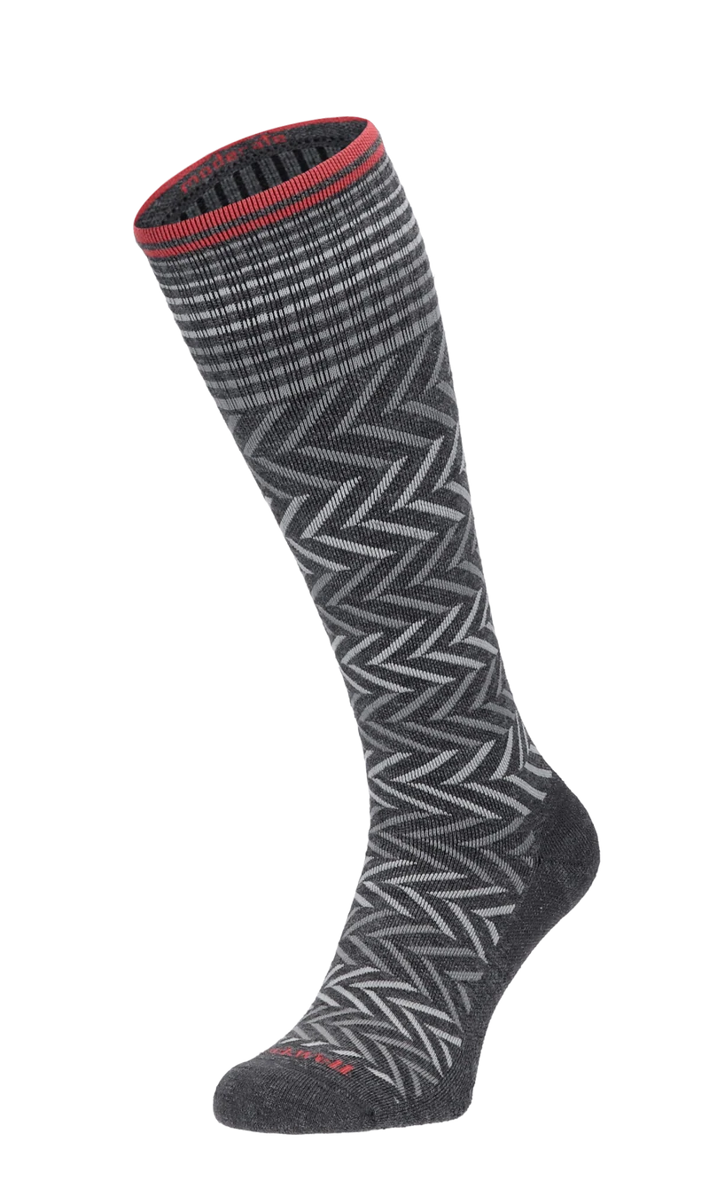 Chevron Dames Compressiekousen klasse 1 Charcoal