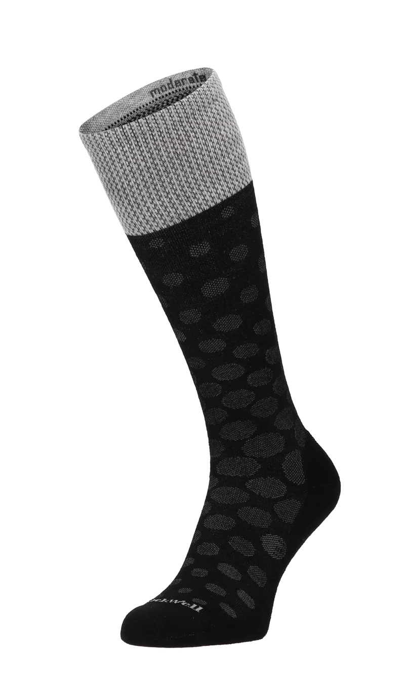 Spot On Dames Compressiesokken Klasse 1 Black