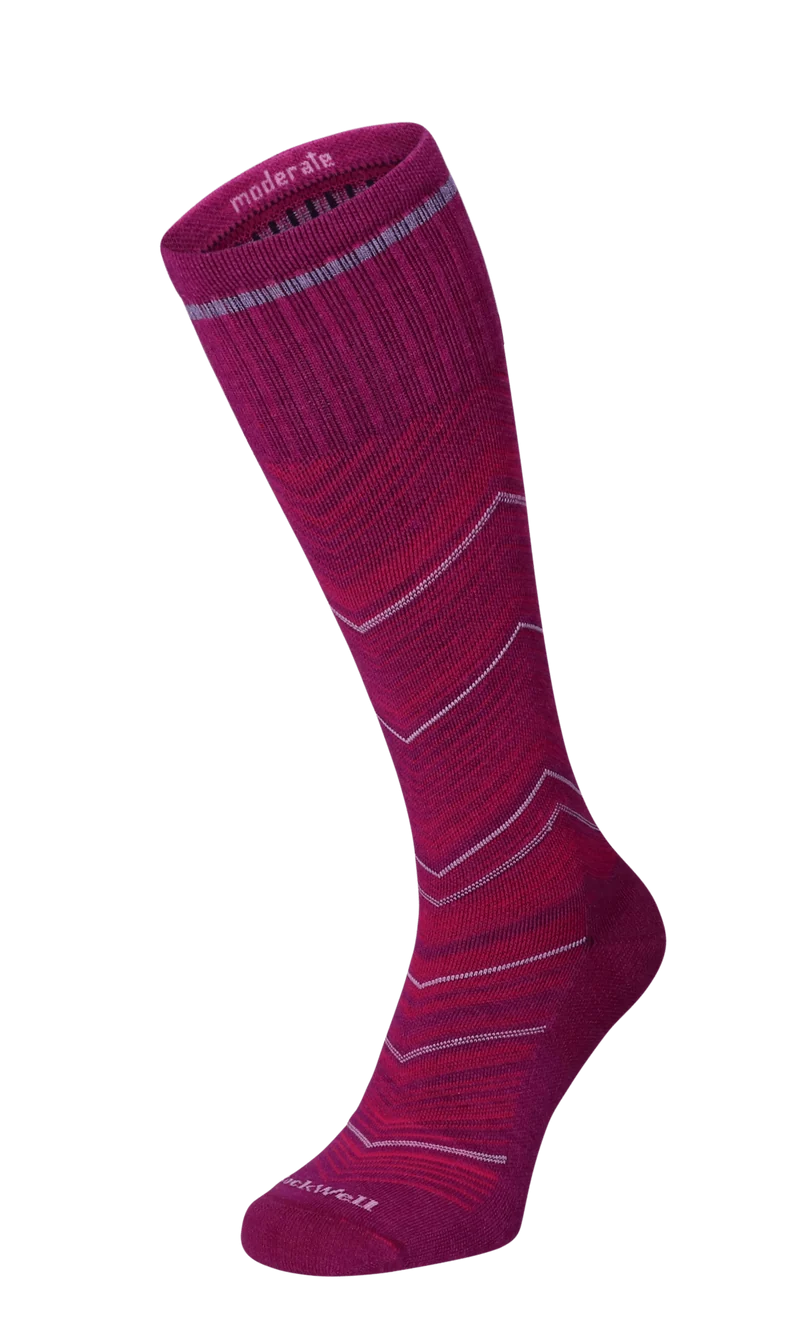 Full Flattery Dames Compressiekousen Klasse 1 Violet