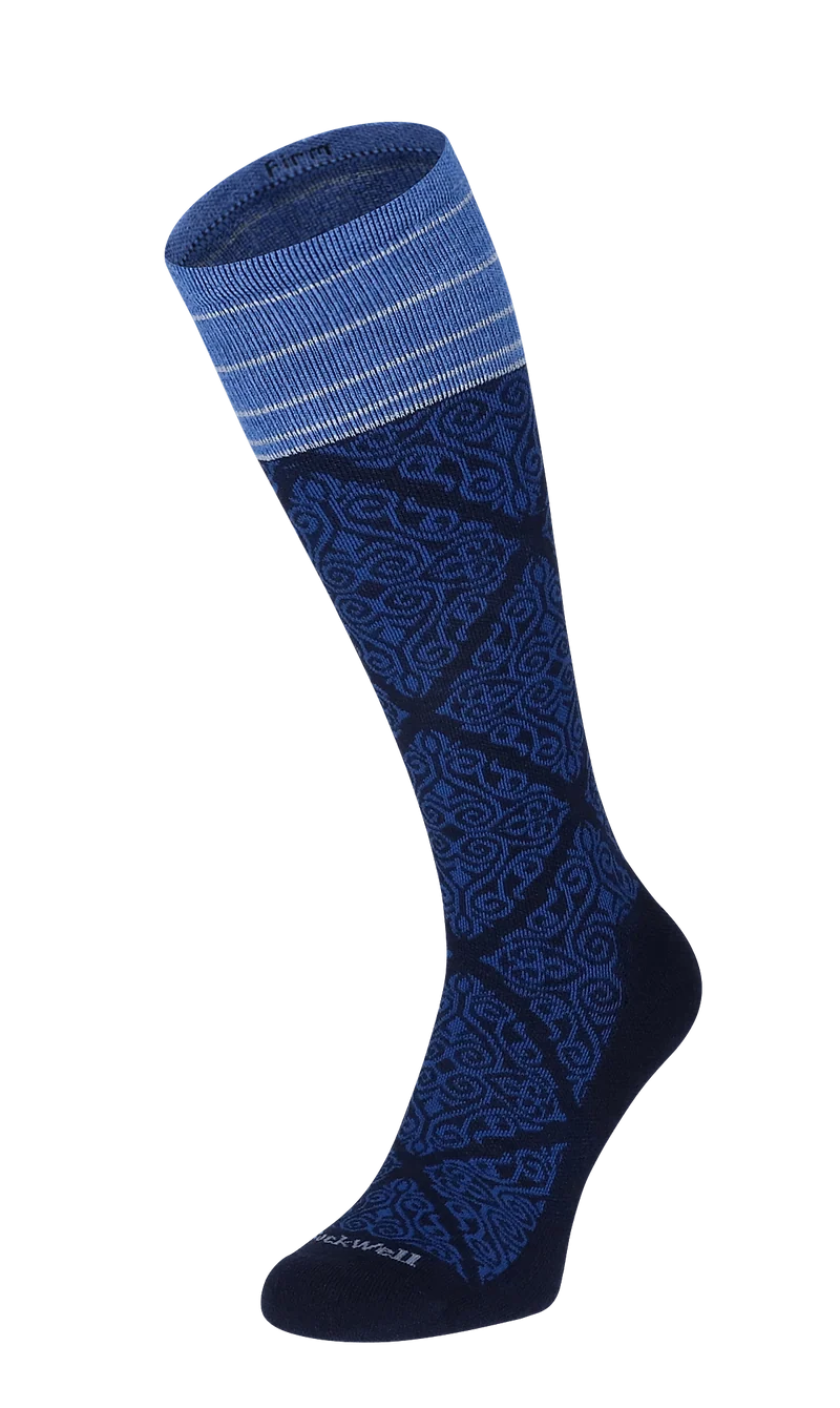 The Raj Dames Compressiekousen Klasse 2 Navy