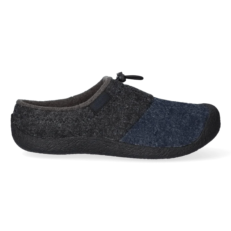 Howser III Slide Heren Slip-On Black Iris Felt/Magnet