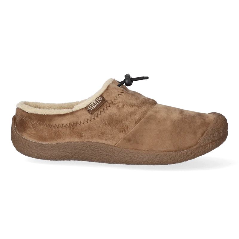 Howser III Slide Dames Slip-On Dark Earth Velour