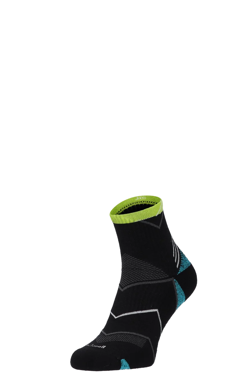 Incline Quarter Dames Sportsokken Klasse 1 Black