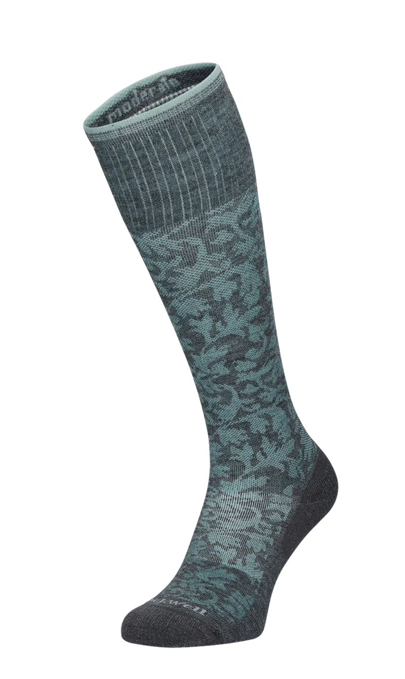 Damask Dames Compressiekousen klasse 1 Charcoal