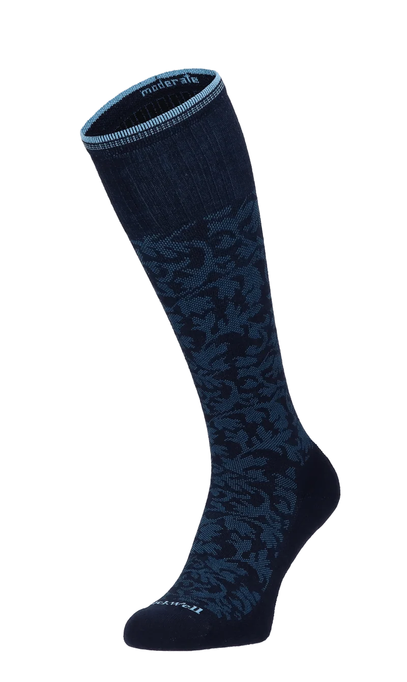 Damask Dames Compressiekousen Klasse 1 Navy