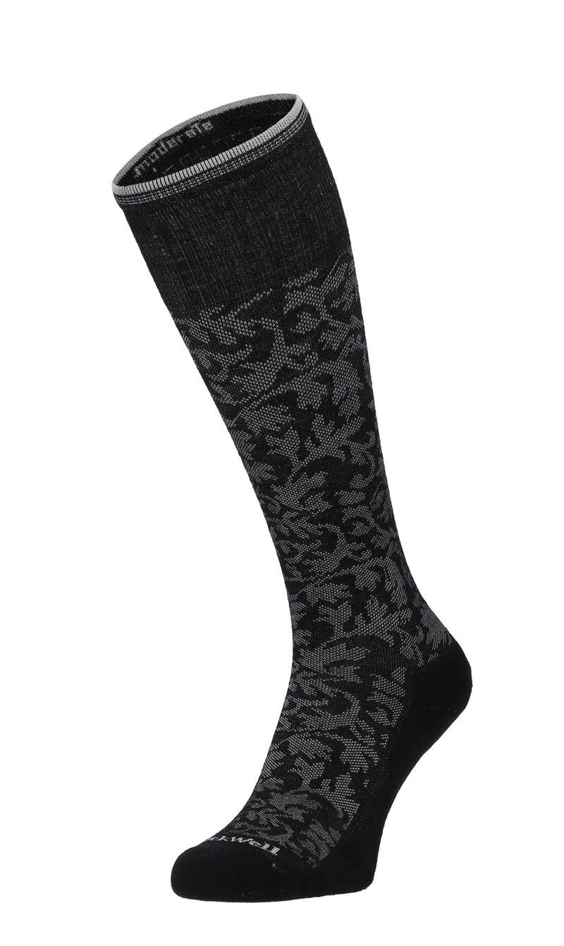 Damask Dames Compressiekousen Klasse 1 Black