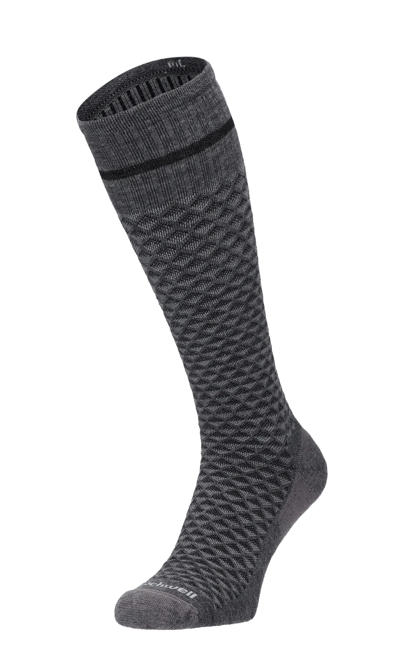 Micro Mix Heren Compressiekousen Klasse 2 Charcoal